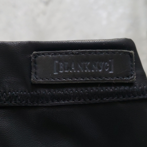 Blank NYC Vegan Pull On Leggings Black Sz27 - Picture 11 of 11